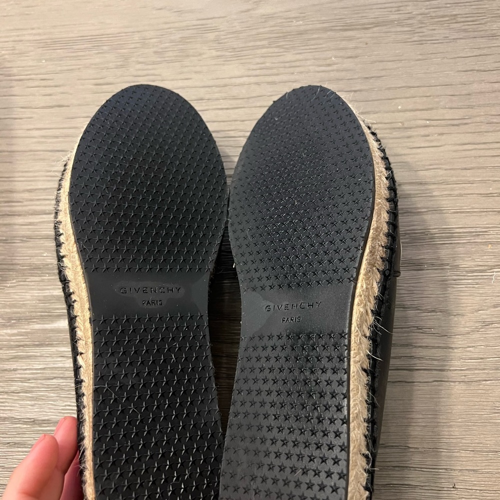 Authentic Givenchy Studded Leather Flat Espadrill… - image 8